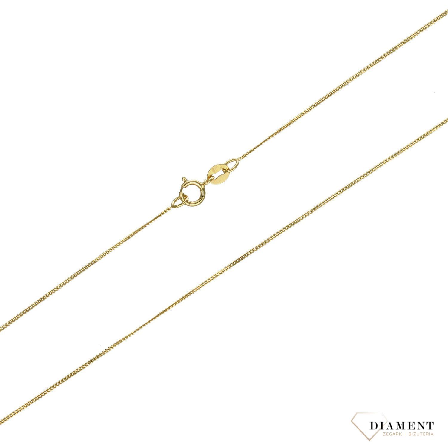 Złoty łańcuszek 333 pancerka 0,5 mm DIA-LAN-1098-333 0,5mm (1).jpg